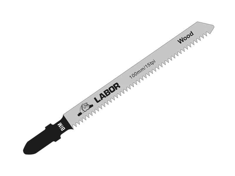 Labor Bim Jig Saw Blades - Hardwood | 100Mm | Per 5 LABZBJ01900