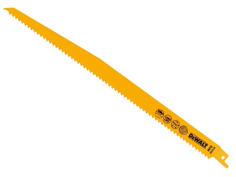 Dewalt DT2350-QZ Bi-Metal Reciprocating Blade For Wood With Nails 305Mm (Pack 5)