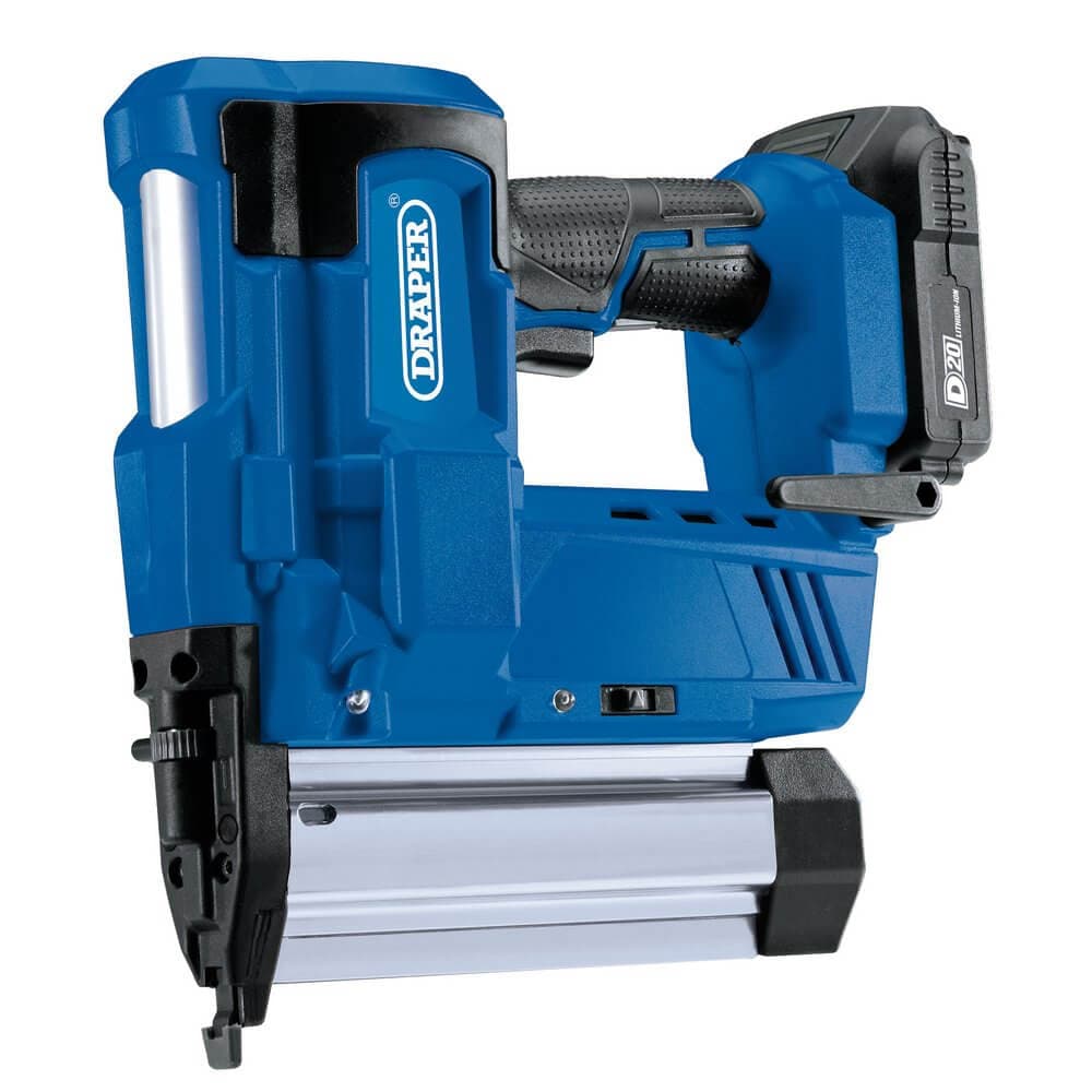 Draper 00646 D20 20V Nailer/Stapler 1 X 2.0Ah Battery 1 X Charger each