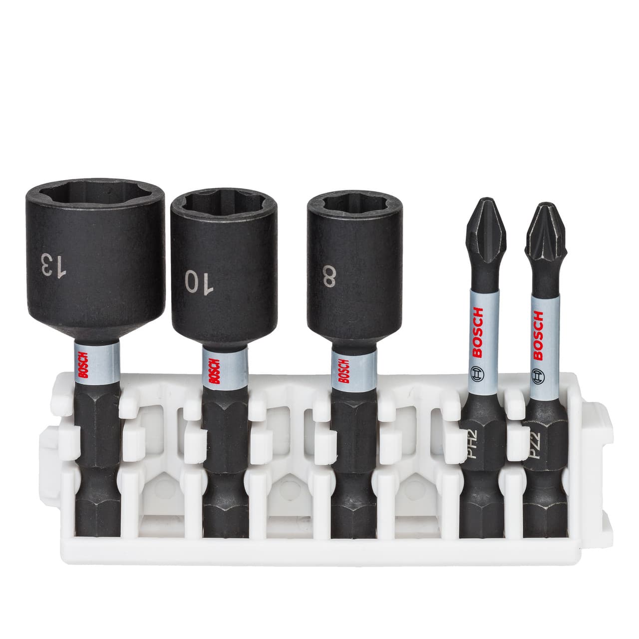Bosch 2608522350 Impact Control Screwdriver And Nutsetter Set (5 Piece)