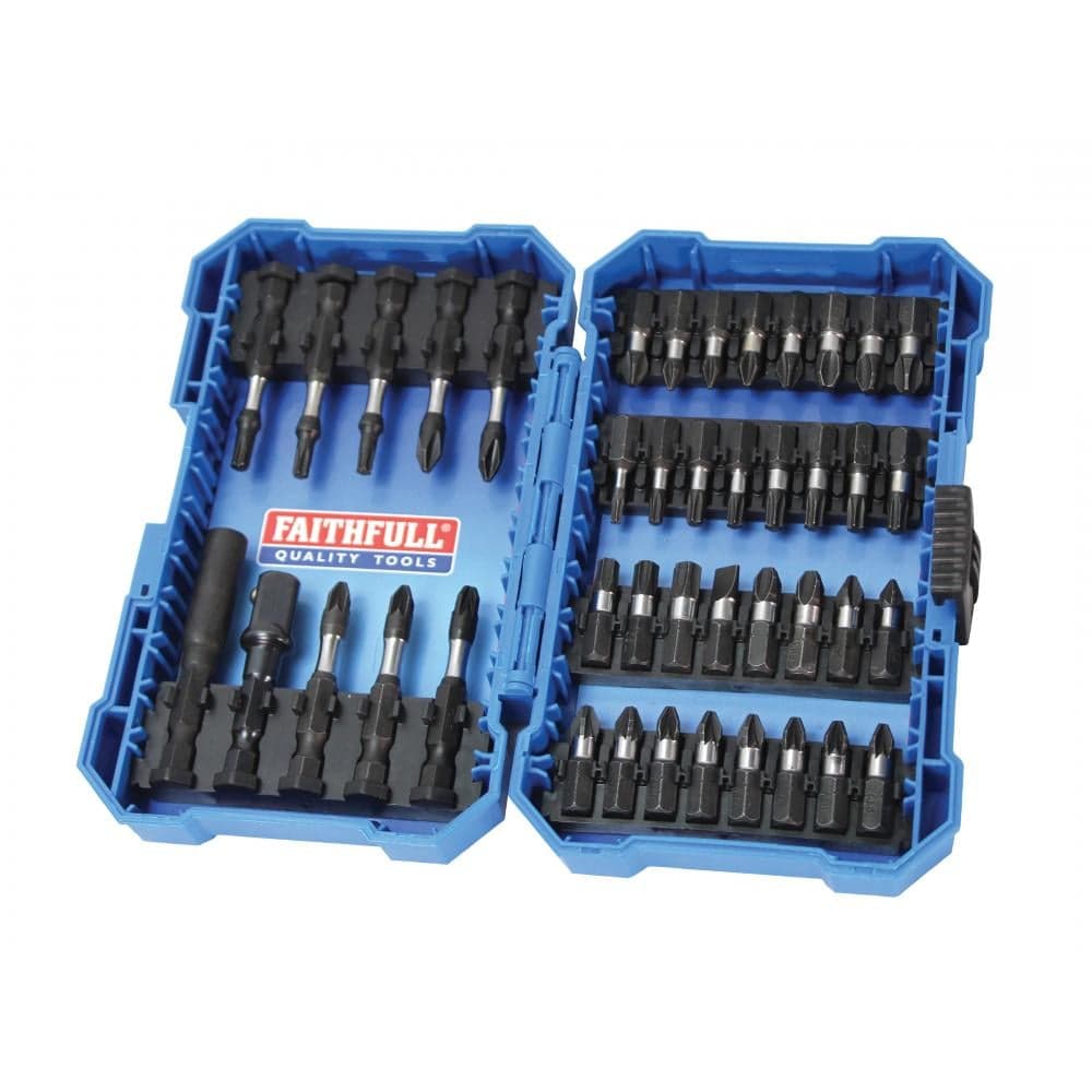 Faithfull MT00TB202006 Impact Screwdriver Bit Set 42 Piece