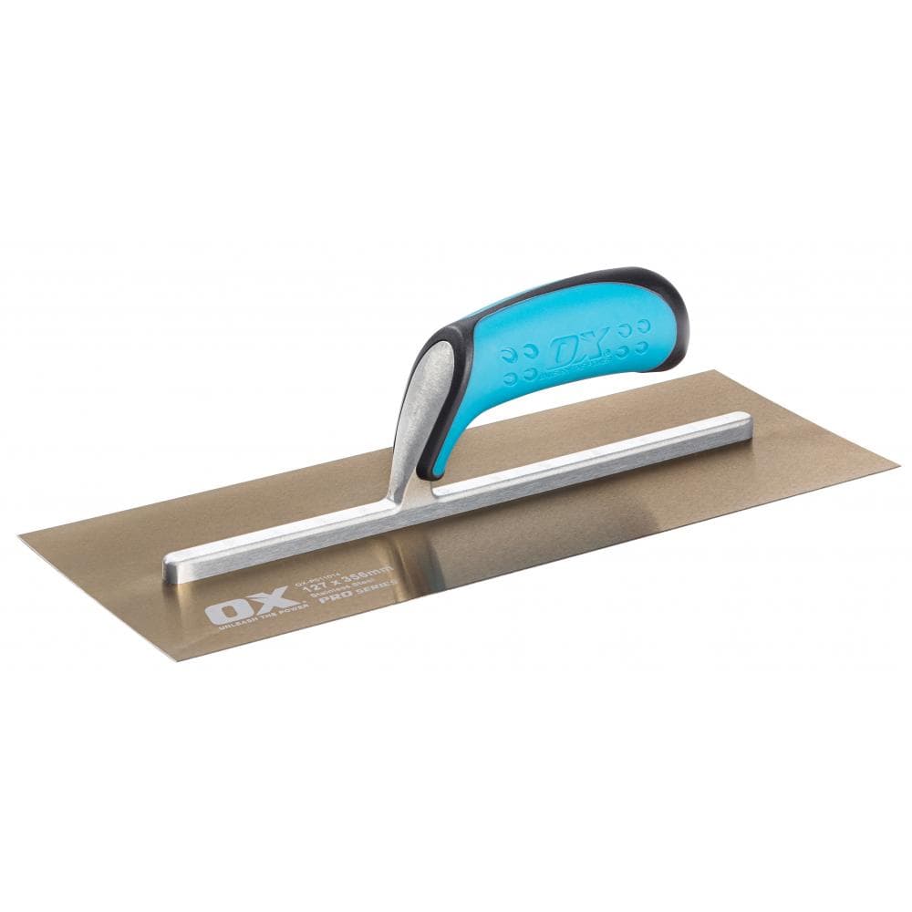 Ox Tools OX-P011014 Ox Pro Stainless Steel Plasterers Trowel - 127 X 356Mm EA