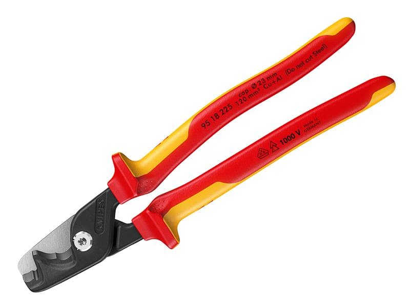 Knipex 95 18 225 Vde Stepcut® Xl Cable Shears 225Mm