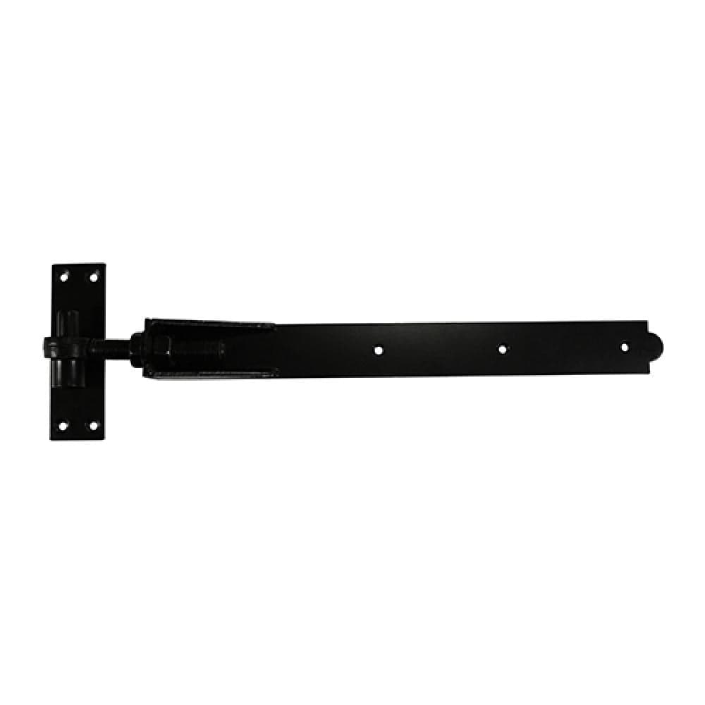 Timco ABH450B Pair Of Adjustable Band & Hook On Plates - Black 450Mm