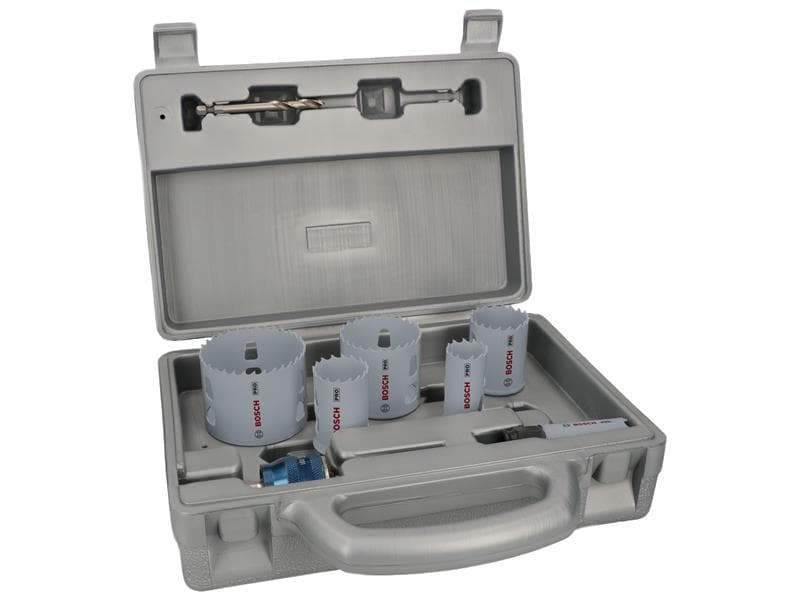 Bosch Powertool Accessories 2608594435 Pro Multi Material Pc Plus Hole Saw Set 9 Piece