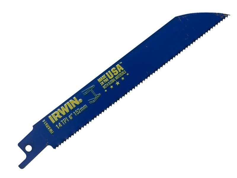 Irwin® 10506424 614R Sabre Saw Blade Metal Cutting 150Mm 14 Tpi Pack Of 2