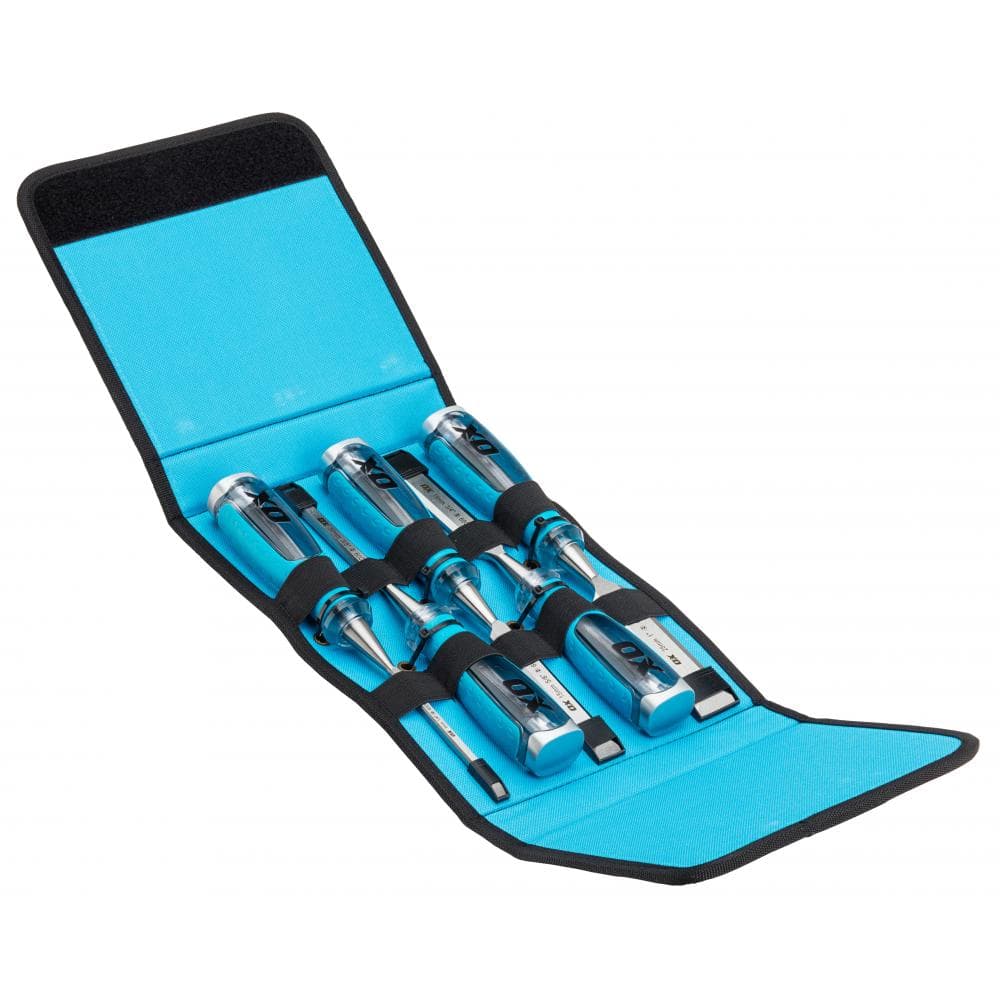 Ox Tools OX-P371005 Ox Pro 5 Piece Wood Chisel Set In Velcro Case EA
