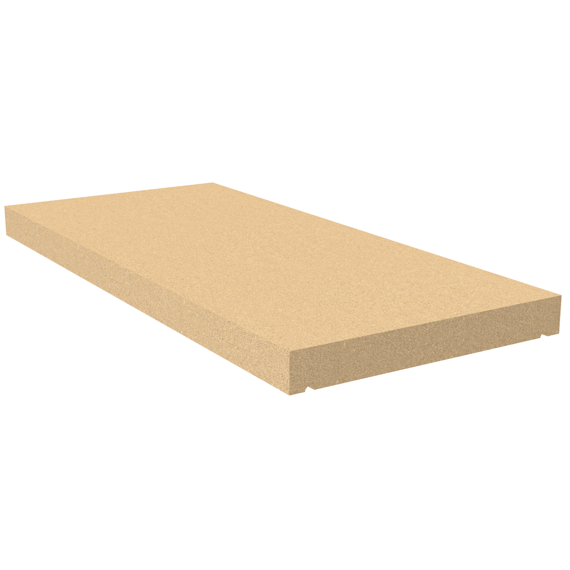 Forticrete Brown Coping Flat 400 Bath, Size: 890x400x50mm