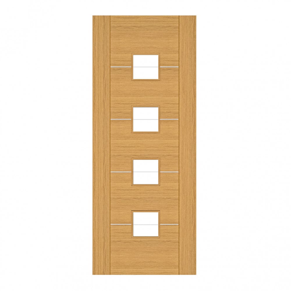 Deanta Valencia Prefinished Oak Glazed 1981mm x 762mm x 35mm