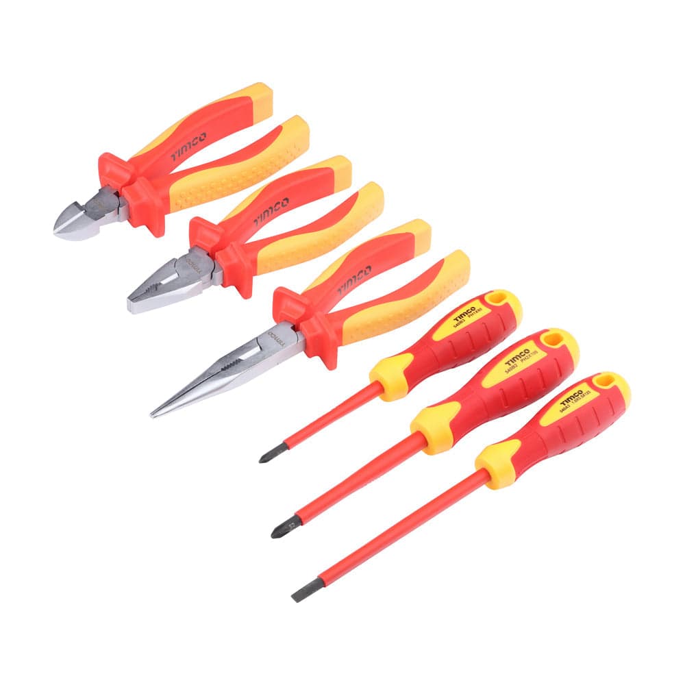 VDE Pliers & Screwdriver Set – 6 Piece