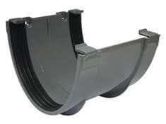 FloPlast Deepflow/ Hi-Cap Gutter Union Bracket - 115mm x 75mm Grey