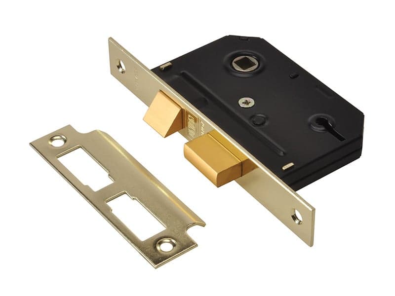 Union Y-ES-SL-PB-3.0 Es-Sl Essentials 3 Lever Mortice Sashlock Polished Brass 79Mm 3In Visi