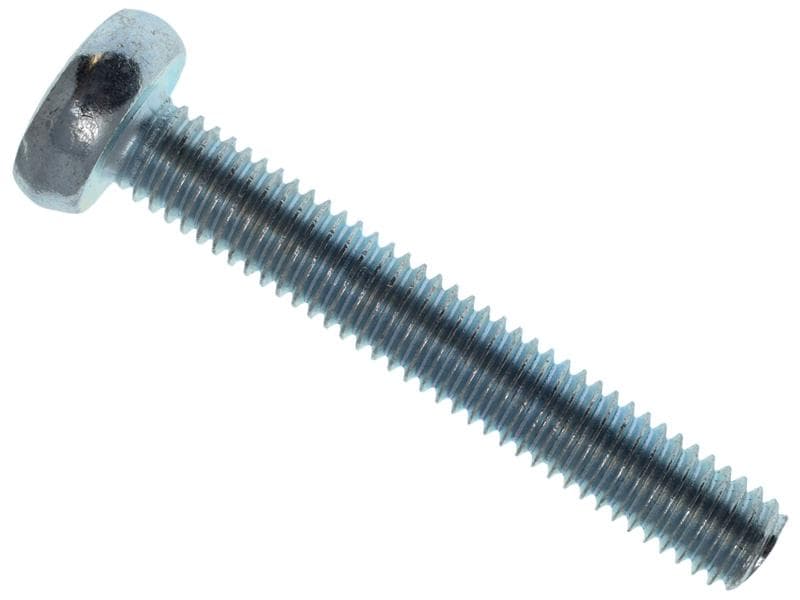 Metalmate® MEMMSPAN0640 Machine Screw Pozi Compatible Pan Head Zp M6 X 40Mm Box 25