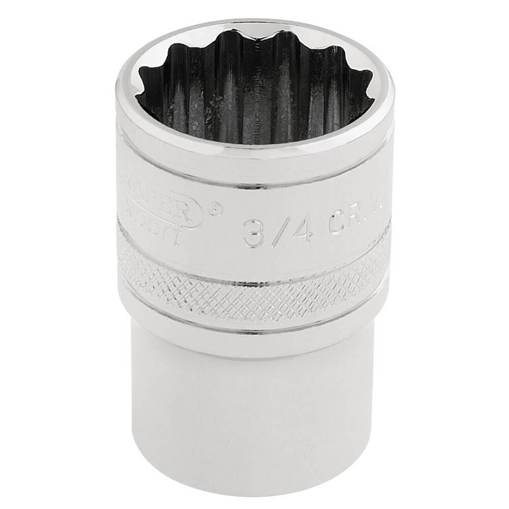 Draper Expert 33660 Hi-Torq® 12 Point Socket 1/2in Sq. Dr. 3/4in each