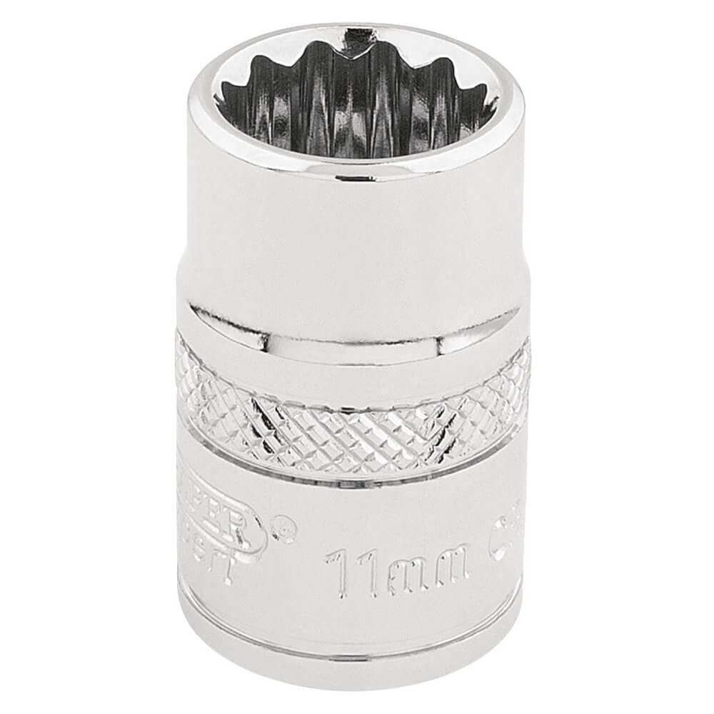 Draper Expert 32771 Hi-Torq® 12 Point Socket 3/8in Sq. Dr. 11Mm each