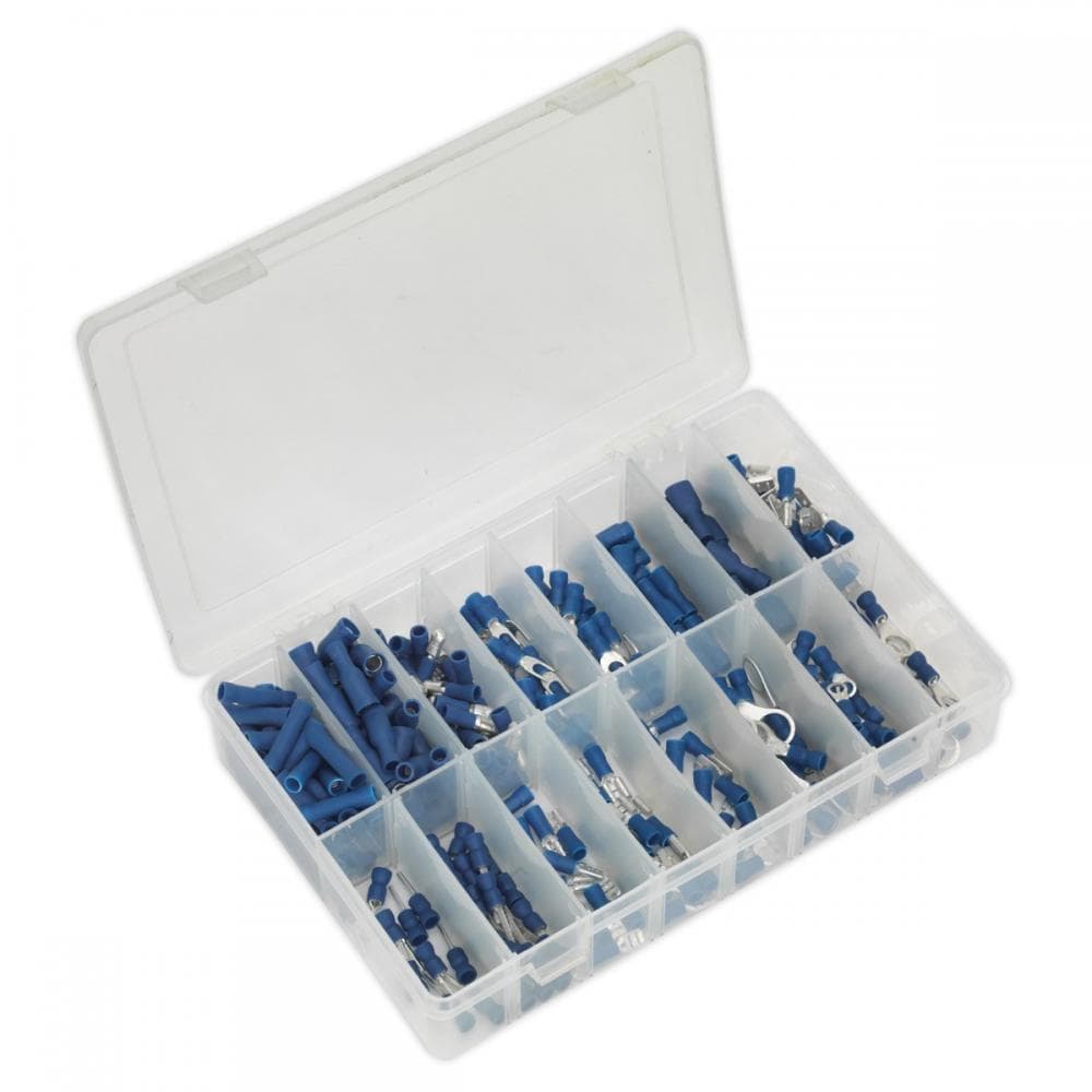 Sealey AB040BT Crimp Terminal Assortment 280Pc Blue