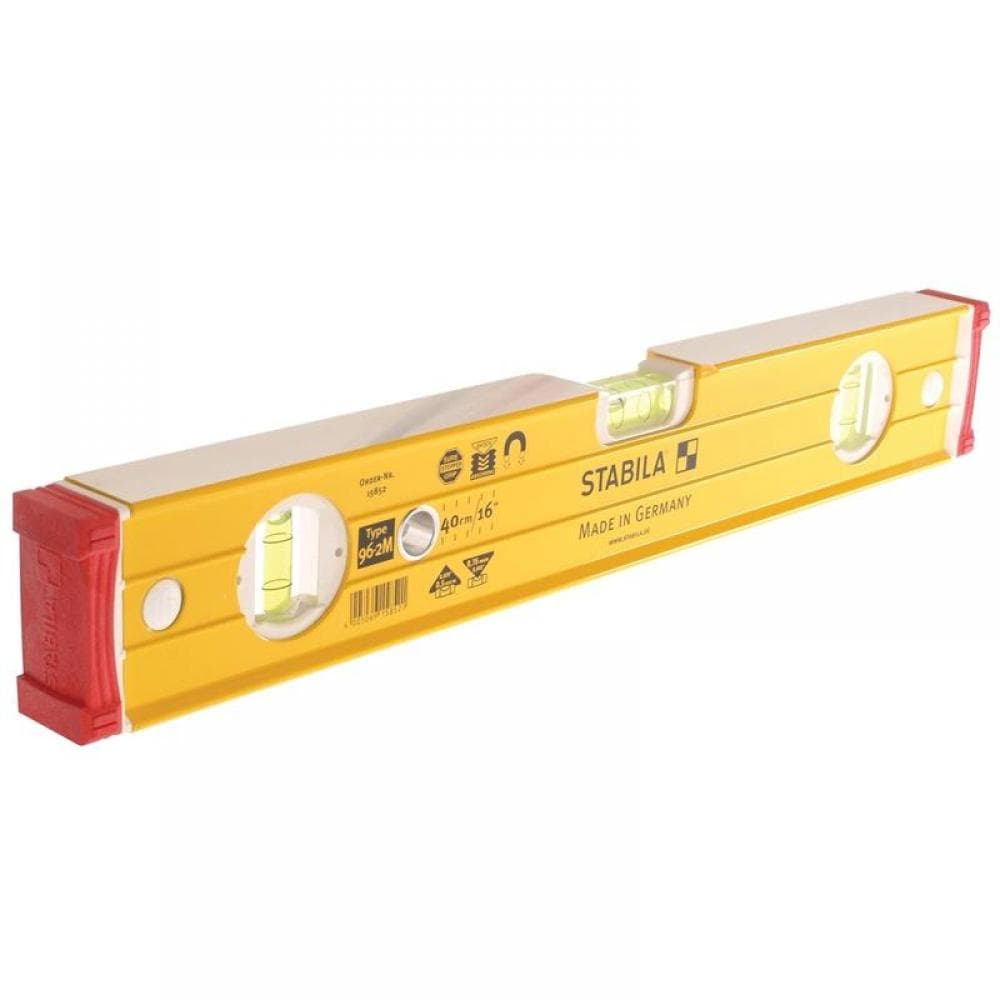 Stabila 15852 96-M-2 Magnetic Spirit Level 3 Vial 40Cm