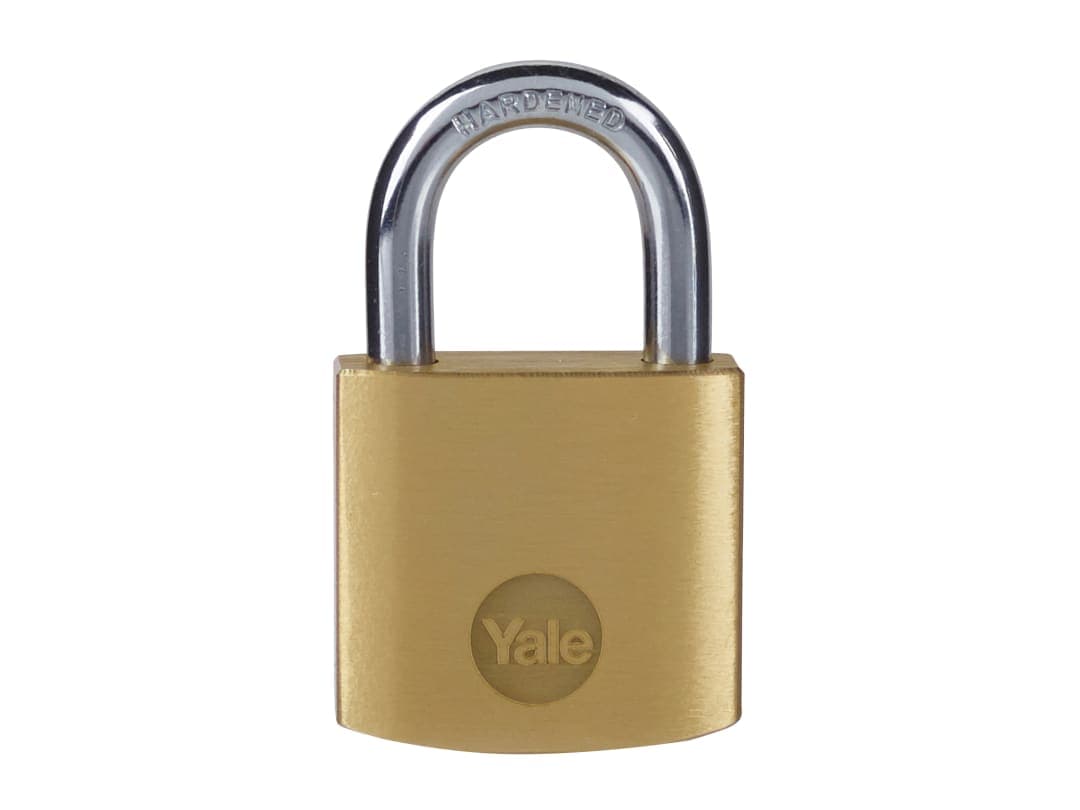 Yale Locks Brass Padlock 30mm Y110B/30/115/1