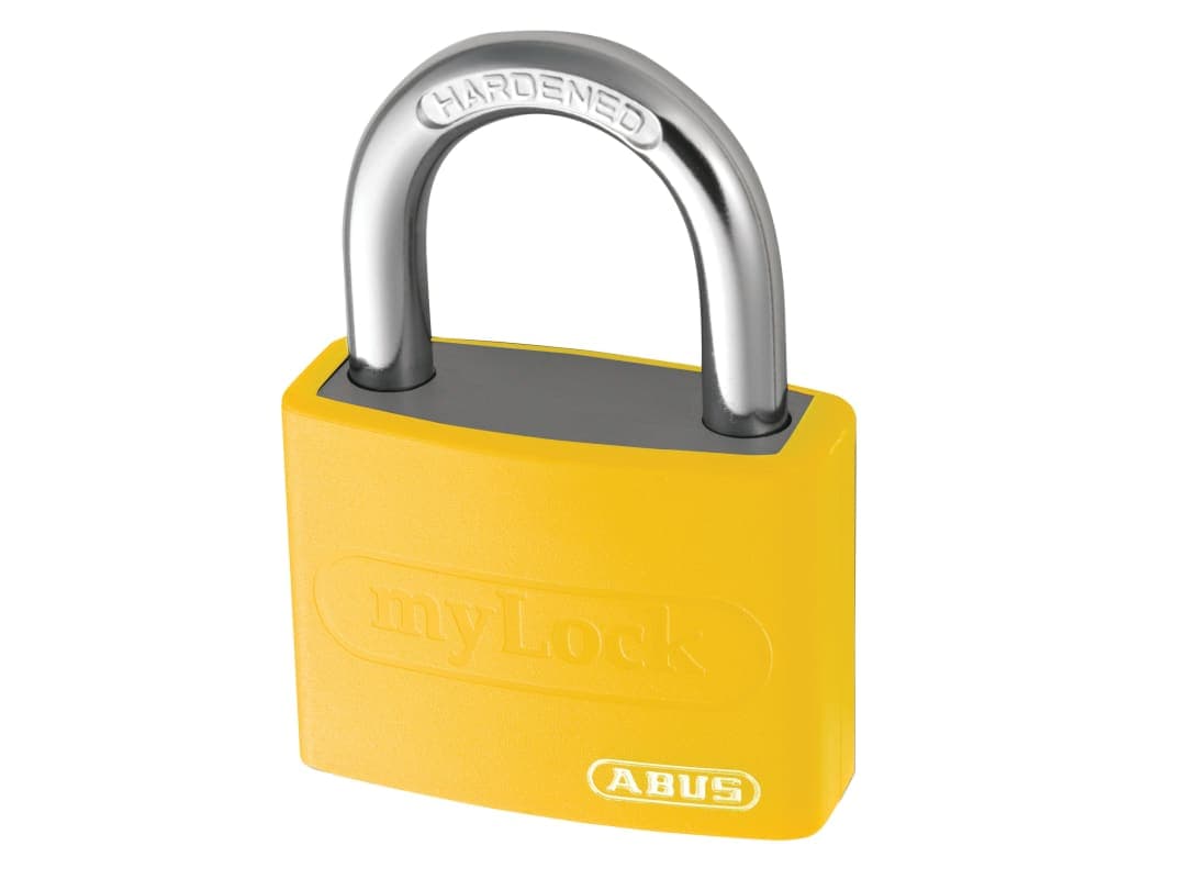 ABUS Mechanical T65AL/40mm My Lock Aluminium Padlock Yellow 10050032-01