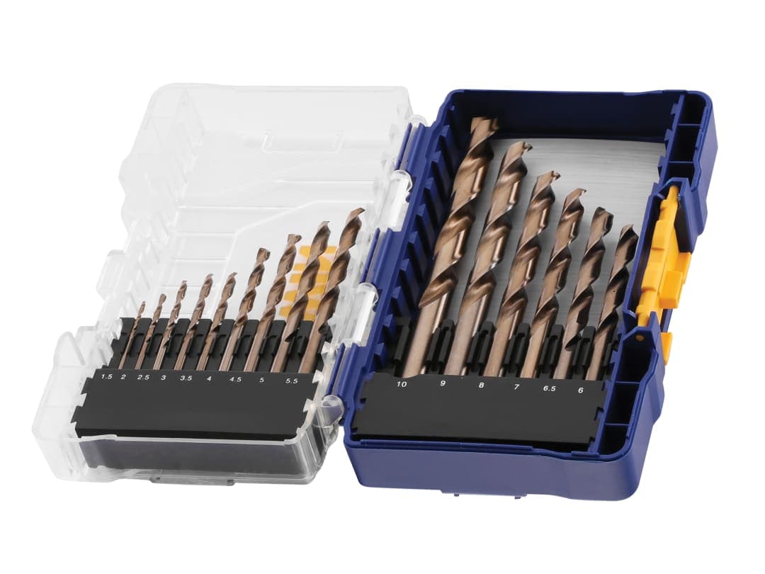 Irwin IRWIN® HSS Cobalt Drill Bit Set, 15 Piece IW3036501