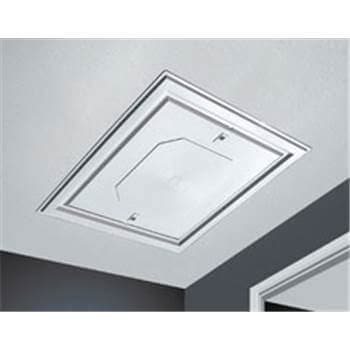 Loft Access Door Hatch Push Up - 562mm x 562mm White Textured Finish