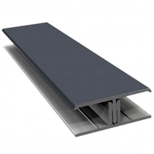 Weatherboard Cladding Two Part H Trim - 3mtr Slate Grey