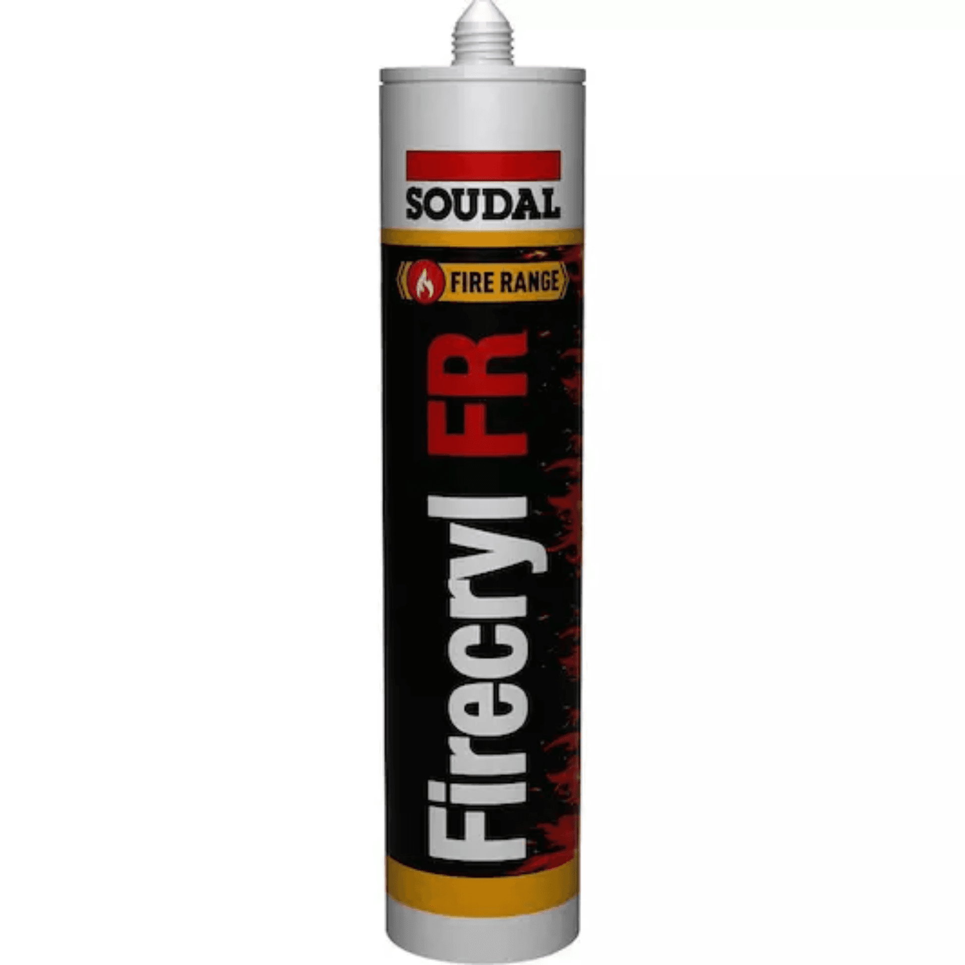 SOUDAL 107433 Firecryl Fire Resistant Acrylic Sealant Grey 300ml