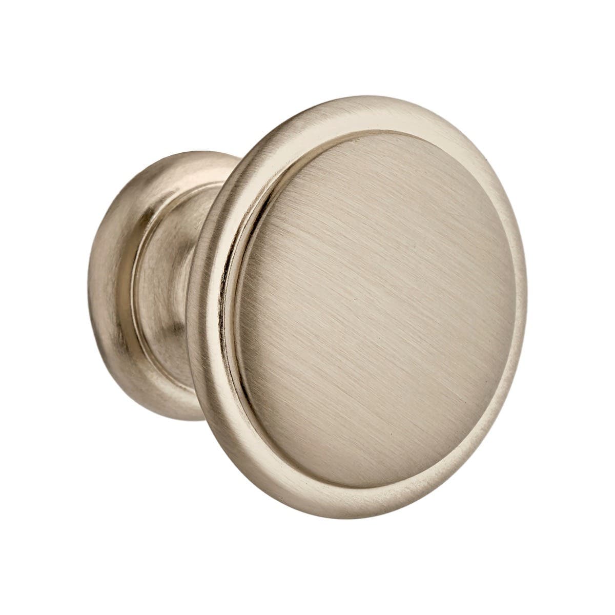 Ringed Cabinet/Drawer Knob - 30mm - Satin Nickel - Elite Knobs & Handles