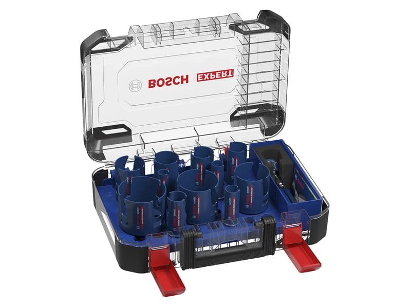 Bosch Powertool Accessories 2.608.901.950 Expert Construction Material Pc Plus Universal Hole Saw Set 15 Piece