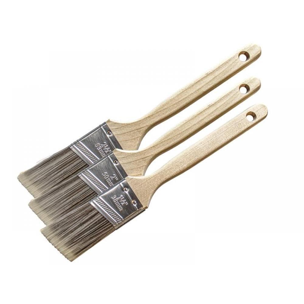 Faithfull 75SWIFTSASH3BP Tradesman Synthetic Sash Brush Set 3 Piece