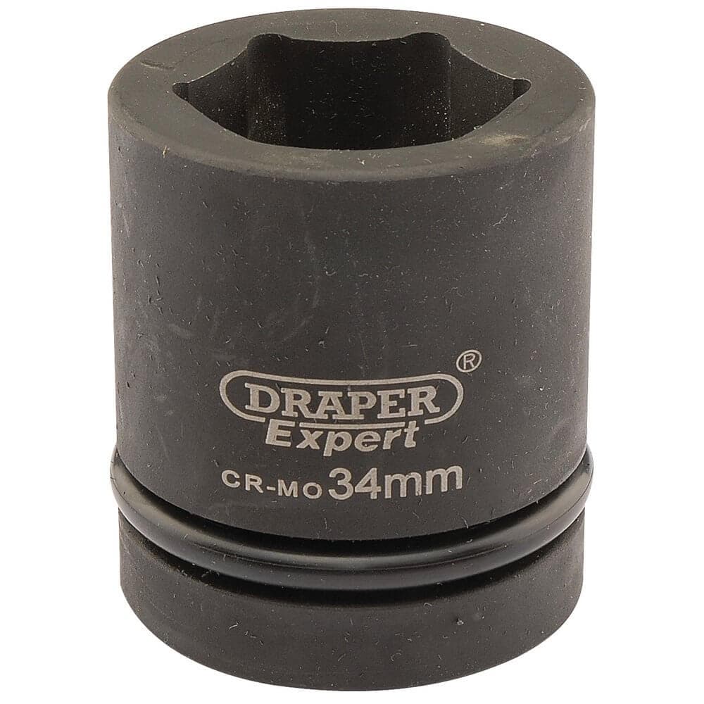 Draper Expert 05114 Expert Hi-Torq® 6 Point Impact Socket 1in Sq. Dr. 34Mm each