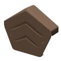 Dry Verge Ridge Cap Angled - Brown