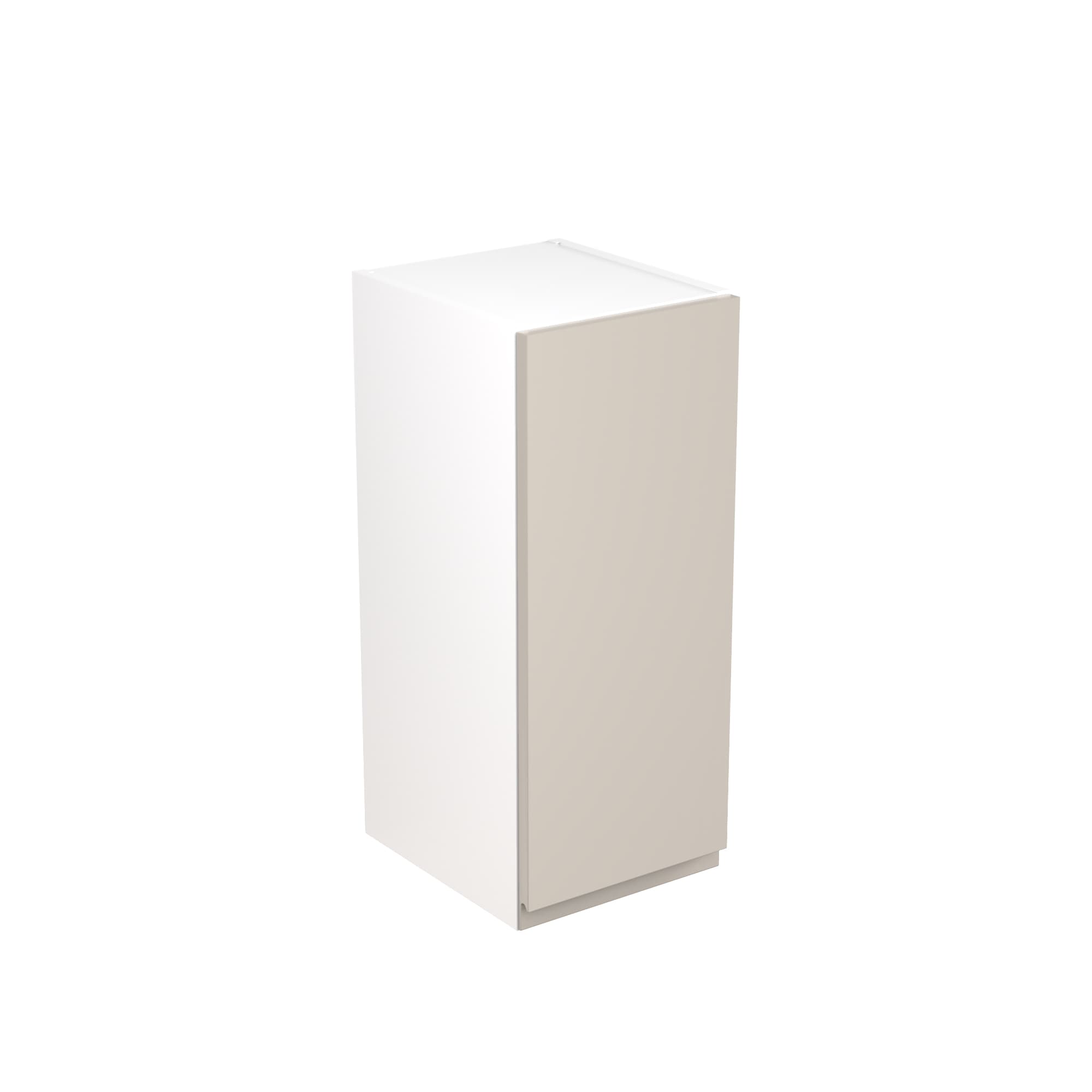 Flatpack Wall Unit J-pull Super Gloss Light Grey 300mm - FKKJ0211