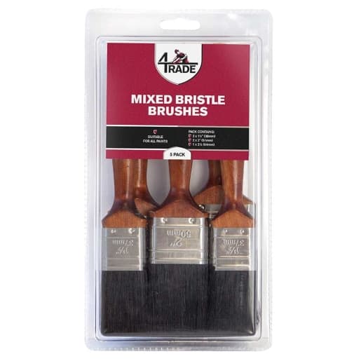 4Trade Brushes Pack of 5
