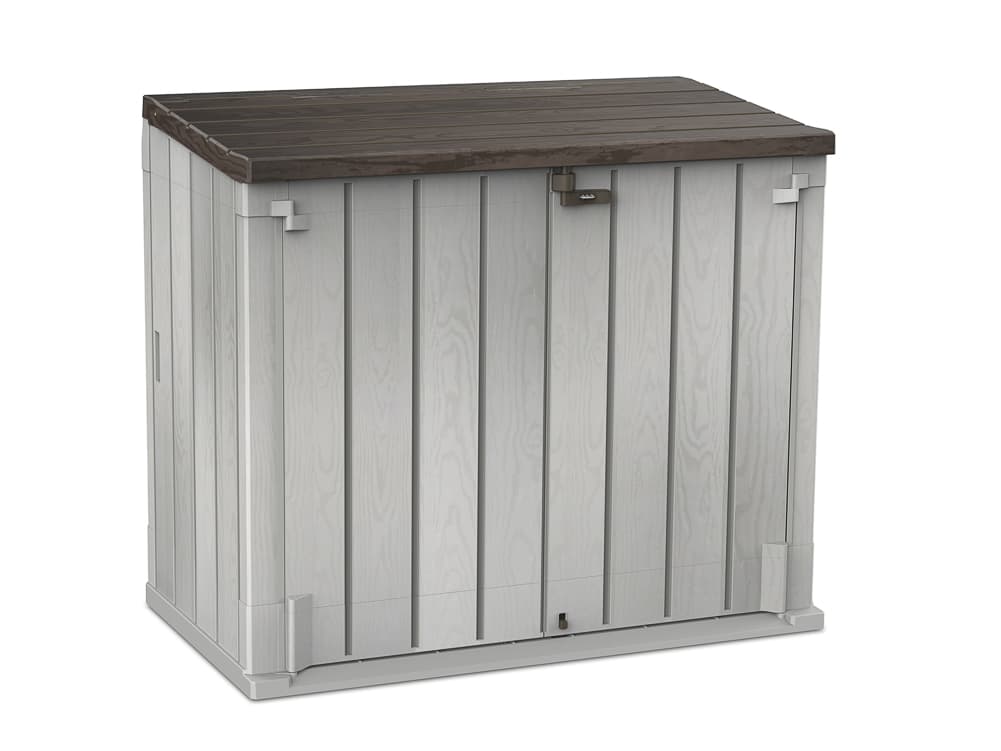 Forest Garden Extra Large Garden Storage Unit / Bin Store Grey 1200 Litre
