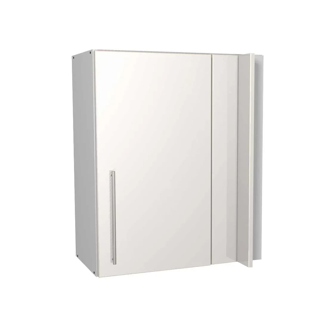 Paris Ula Matt Grey 600Mm Cnr Wall Straight 435Mm Actual