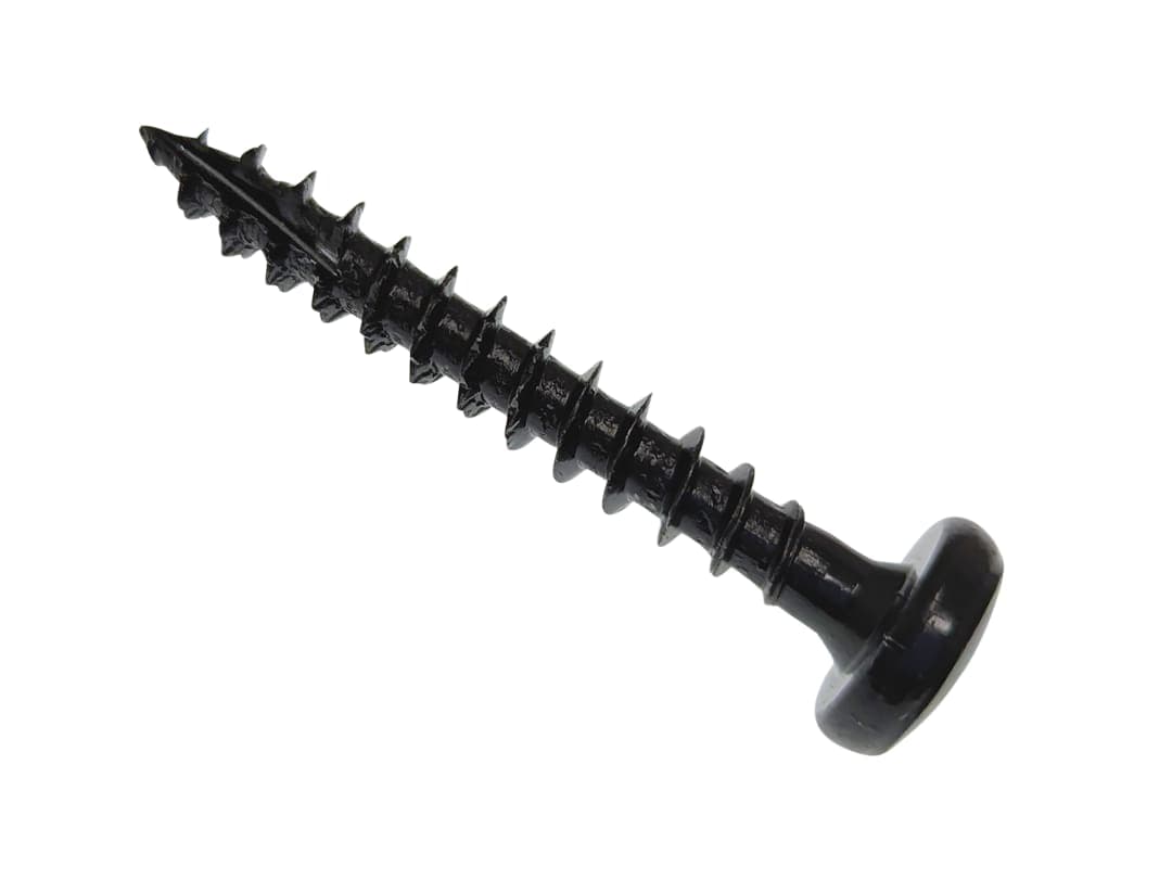 ForgeFix Spectre™ PZ Compatible Wood Screw Pan Black 3.5 x 16mm Box 200 SPEPH3516BL