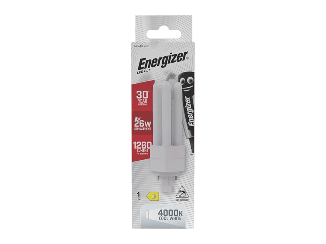 Energizer® LED PLT G x 24D 4Pin 9W 1300L Cool White S30439 S30439