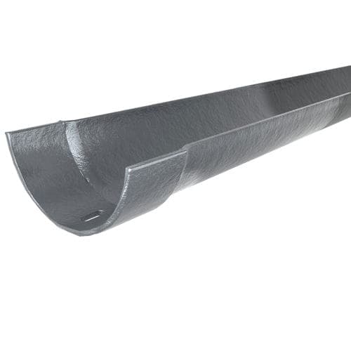 Hargreaves Premier Cast Iron Half Round Gutter - 115mm x 1829mm Primed