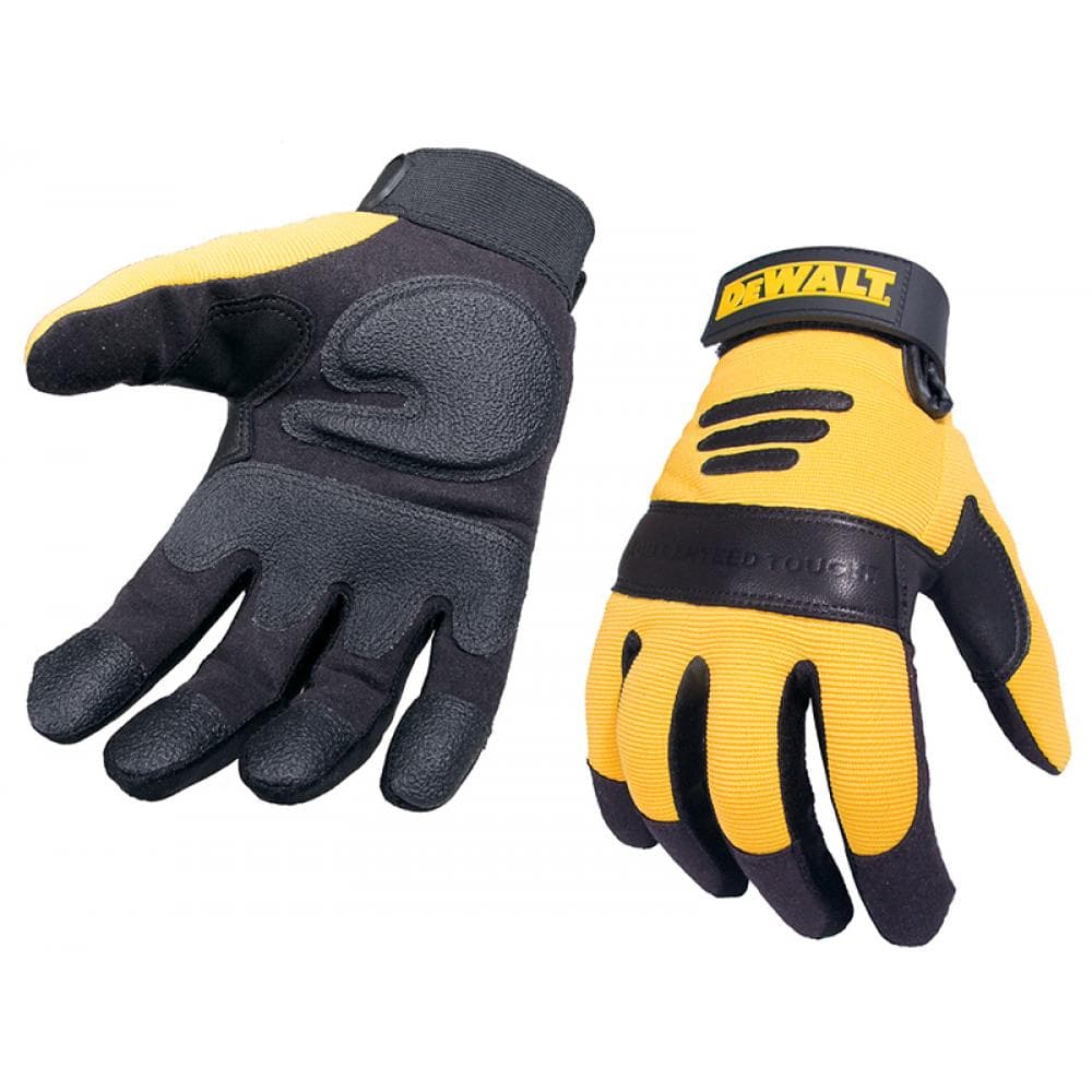 Dewalt DPG21L EU Synthetic Padded Leather Palm Gloves - Large