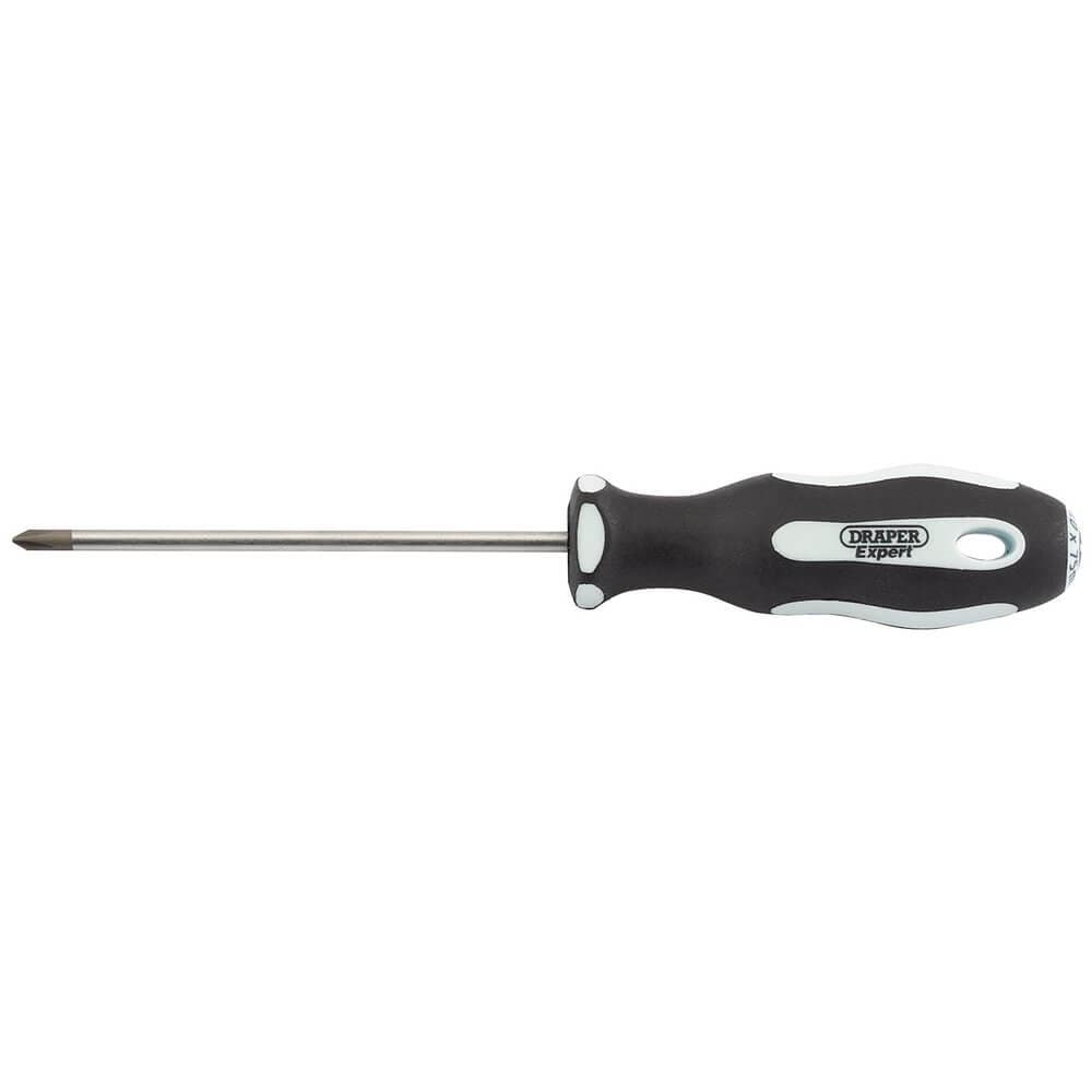 Draper Expert 34982 Cross Slot Soft Grip Screwdriver No.0 X 75Mm each
