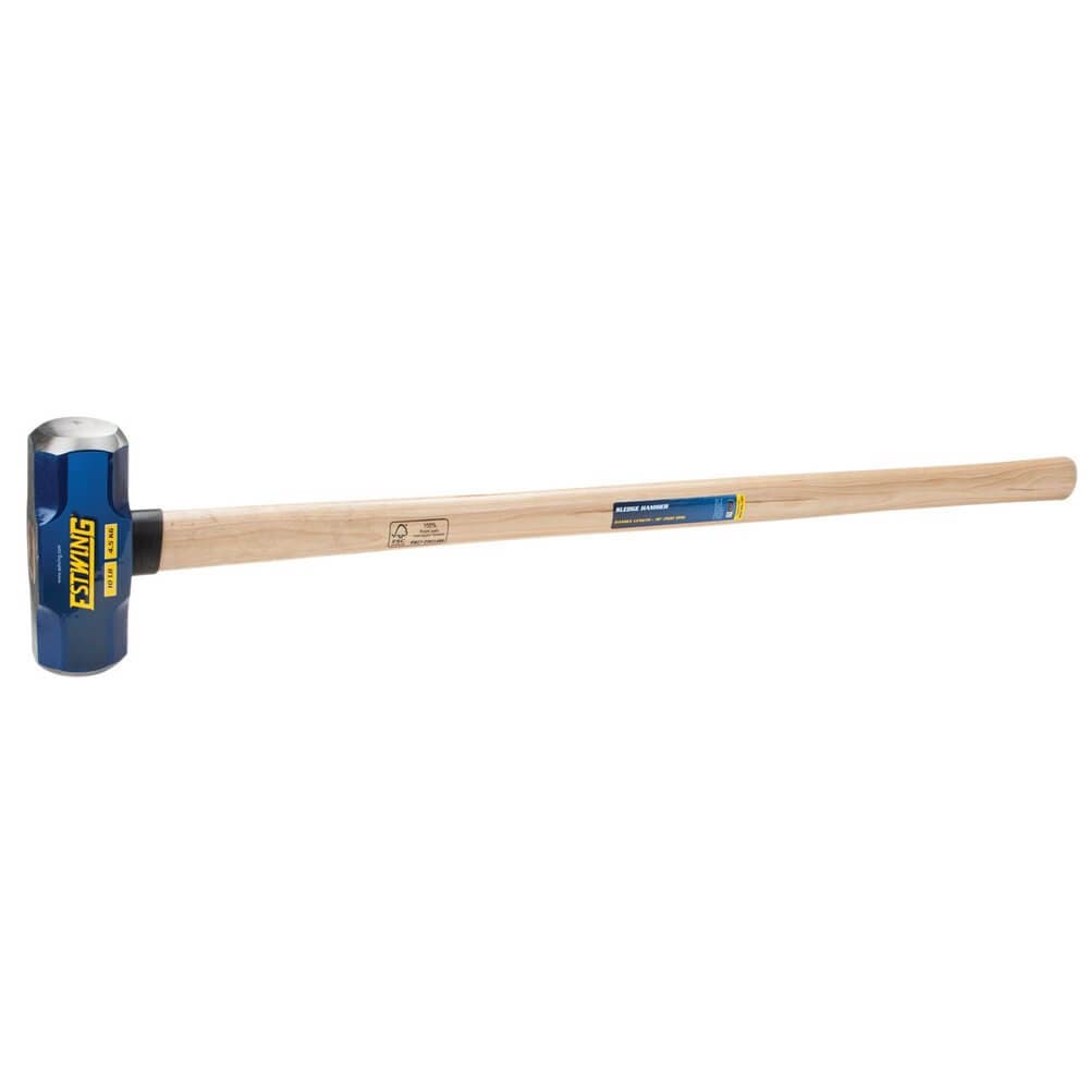 Estwing Esh-1036W Hickory Shaft Sledge Hammer 4.5Kg/10Lb Pk 1 31316