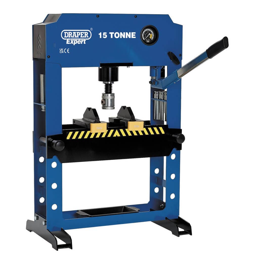 Draper Expert 70563 Hydraulic Bench Press 15 Tonne each 1