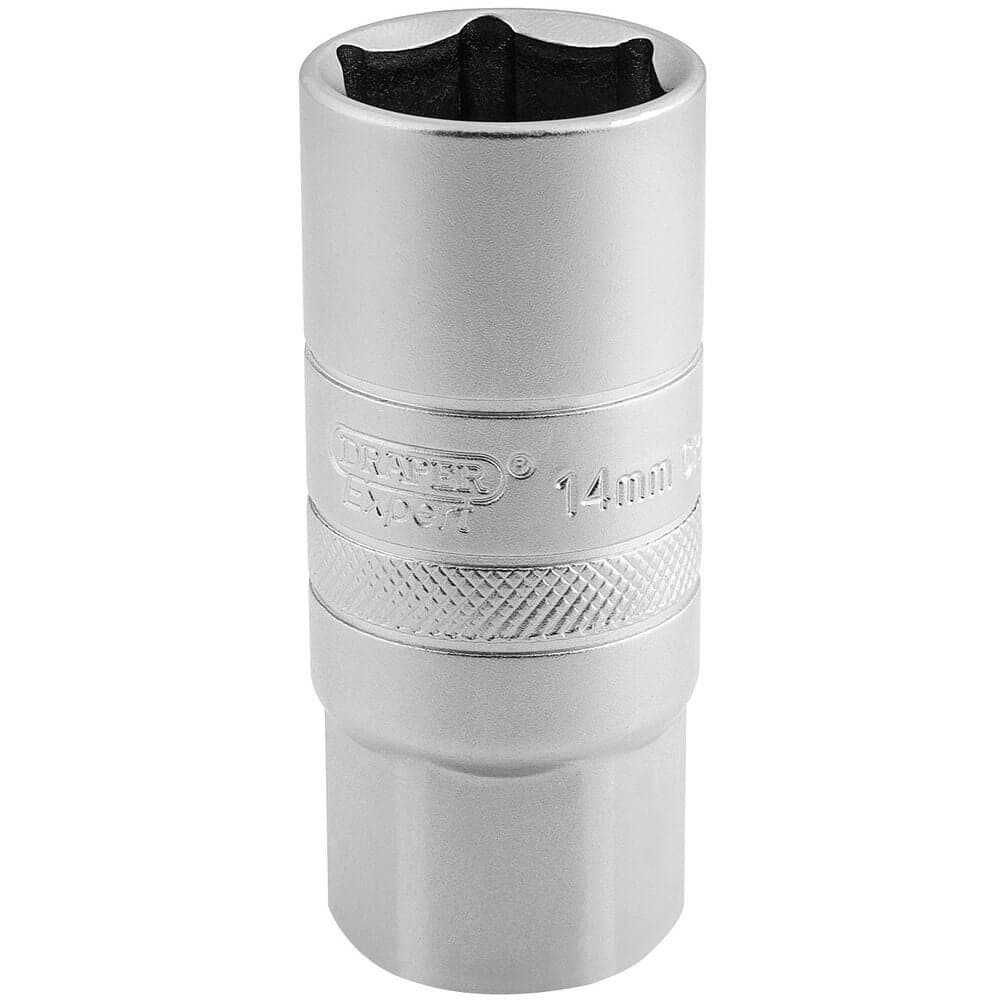 Draper Expert 16783 14Mm Thread 6 Point Satin Chrome Spark Plug Socket 1/2in Sq. Dr. 21Mm each