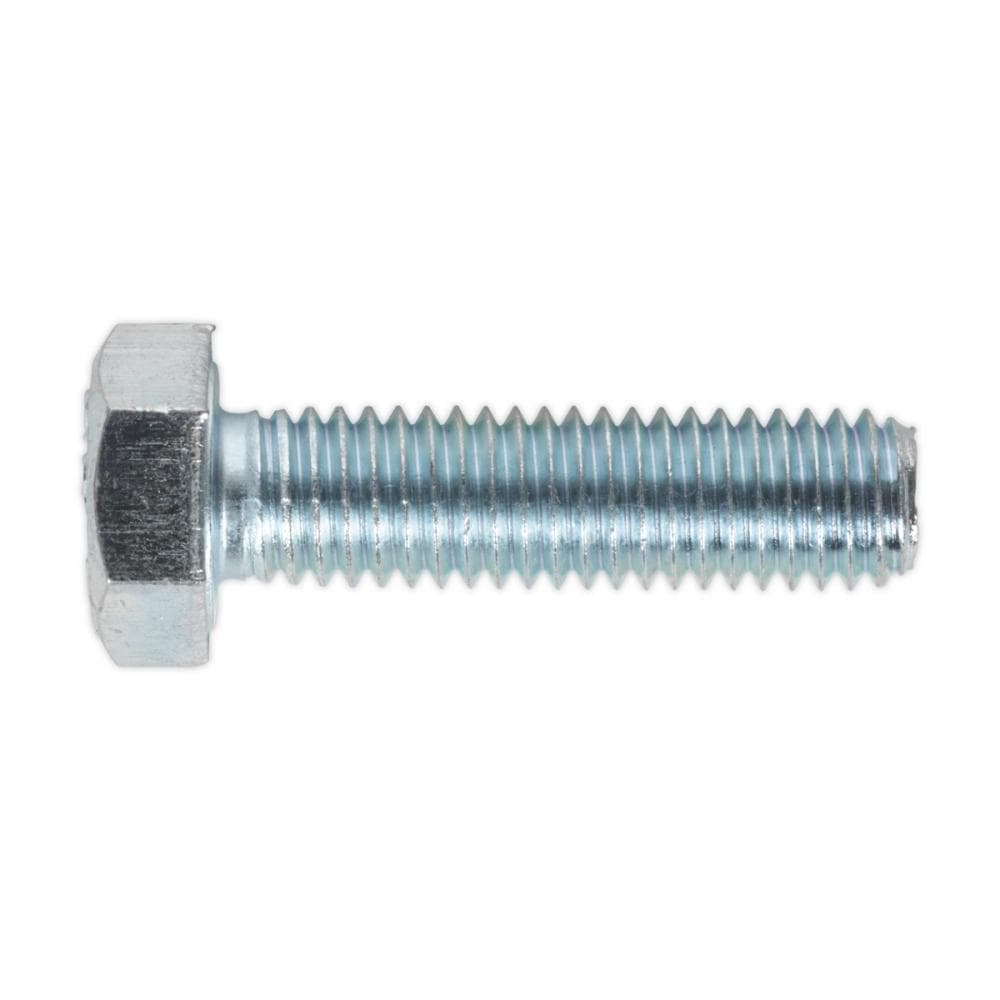 Sealey SS830 Ht Setscrew M8 X 30Mm 8.8 Zinc Pack Of 50