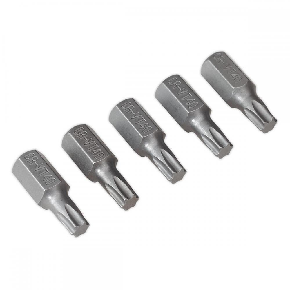Sealey TX40S5 Trx-Star* T40 Bit Short Pack Of 5