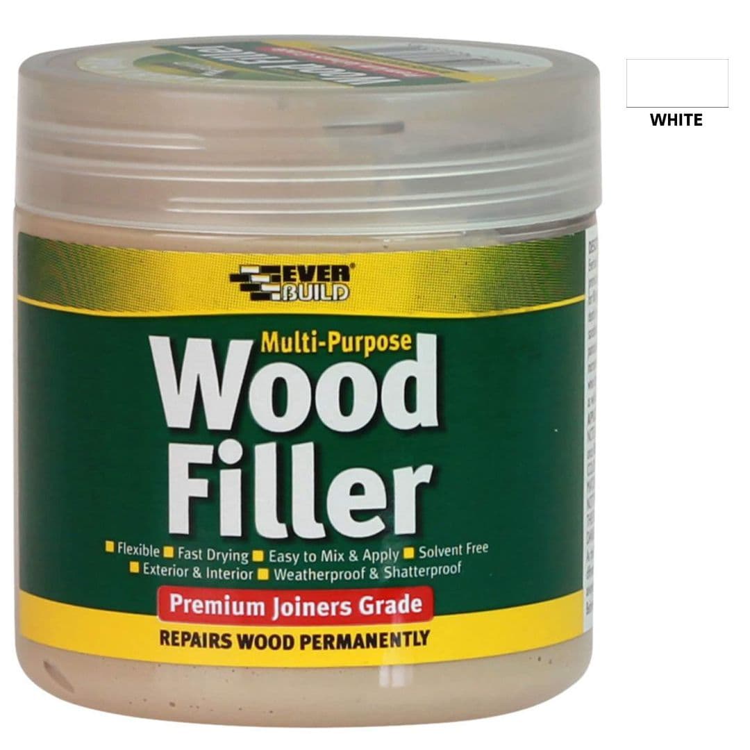 Everbuild Mp Wood Filler White 250Ml