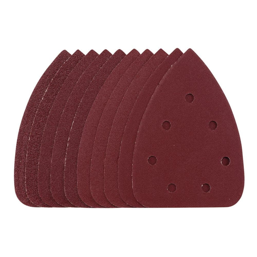Draper 08626 Detail Sanding Sheets With Hook And Loop 140Mm Assorted Grit Ssd6 (Pack Of 10) per pair 1