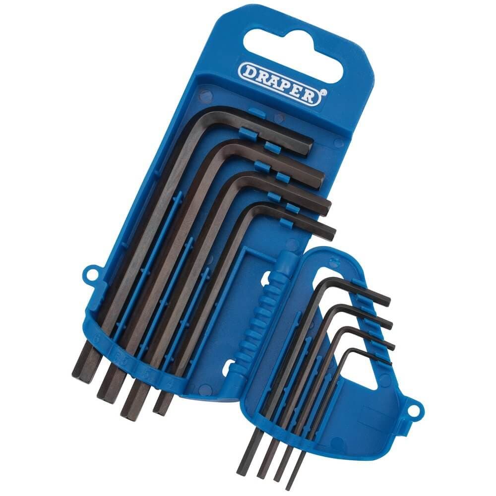 Draper 33679 Metric Hexagon Key Set With Storage Holder (8 Piece) per set