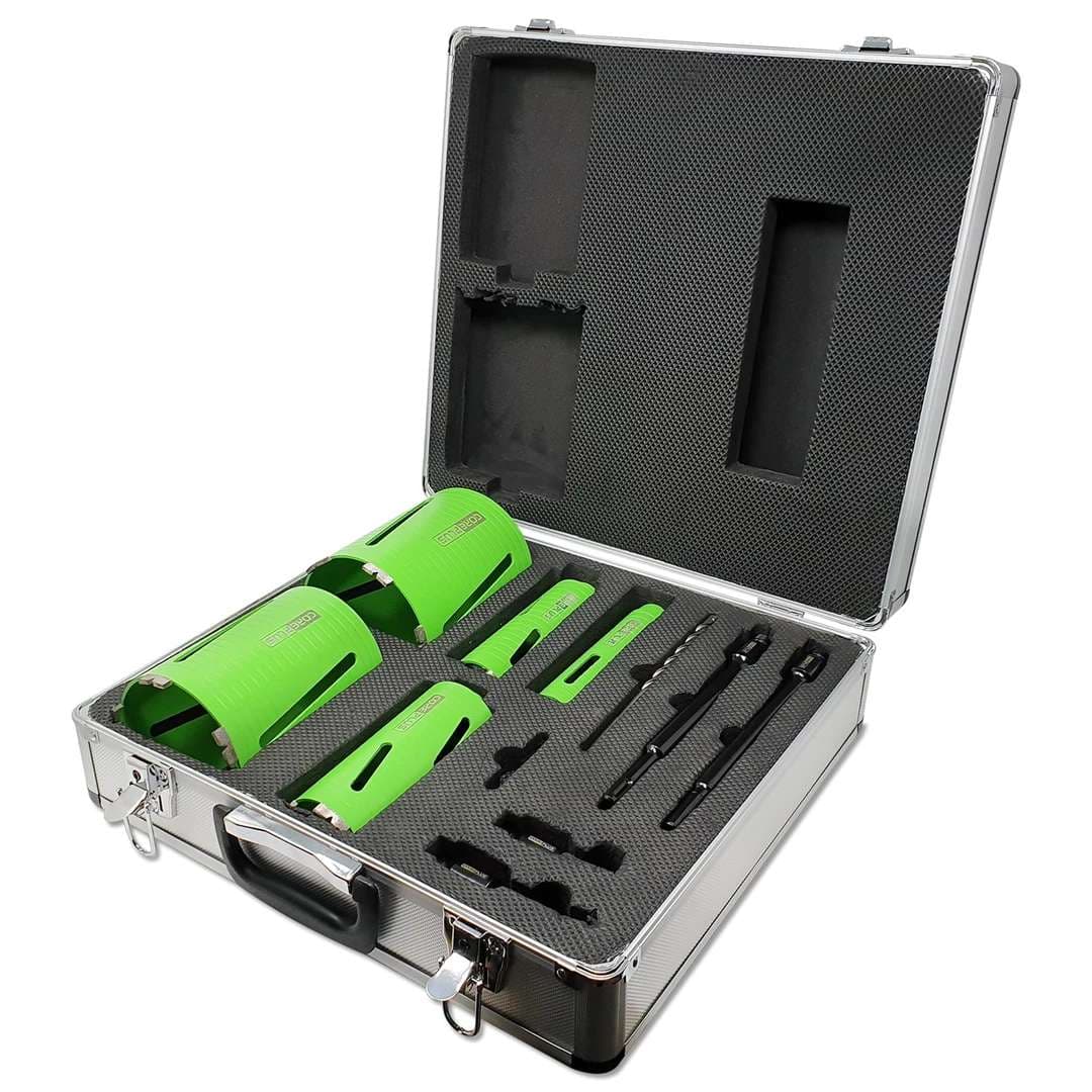 Coreplus CORDCDKIT11 Diamond Core Kits Assorted (Kit Of 11Pc)
